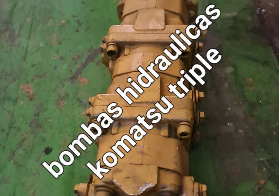 BOMBAS HIDRAULICAS USADAS KOMATSU TRIPLE
